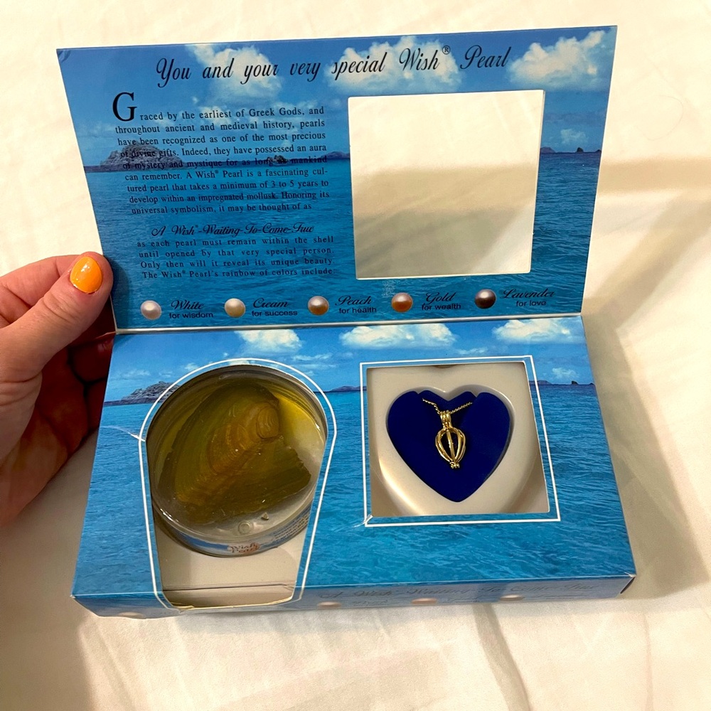 Wish Pearl in Oyster Gift Set with Pendant – NWT